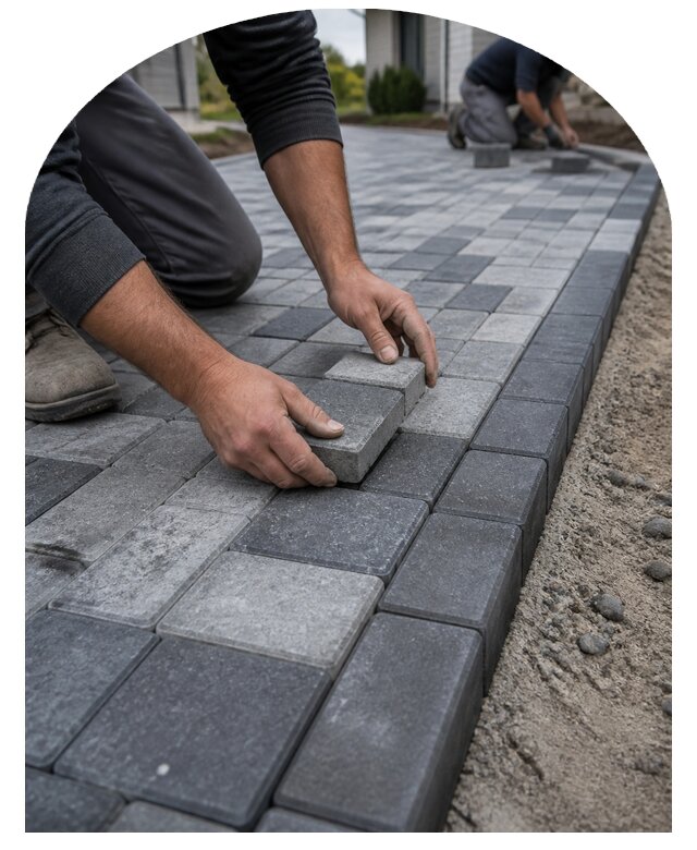 Укладка брусчатки в Мегионе по цене от 1564 р. | Метпроект-Мго